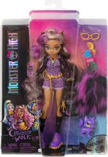 Кукла Monster High, Клаудийн Улф с аксесоари и домашен любимец вълк