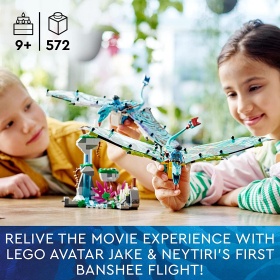 LEGO® Avatar 75572 - Първият банши полет на Джейк и Нейтири