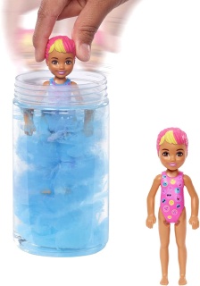 Кукла Barbie Color Reveal- Челси с трансформация, пъстри цветове, асортимент
