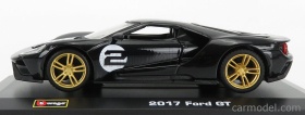 Bburago - модел на кола 1:32 - Ford GT Heritage Collection 2017