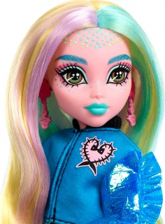 Кукла Monster High Lagoona Blue с гардероб с 19 изненадващи модни аксесоара 