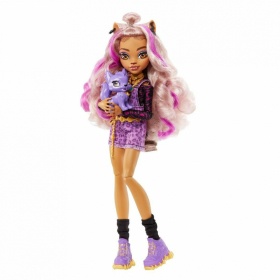 Кукла Monster High, Клаудийн Улф с аксесоари и домашен любимец вълк