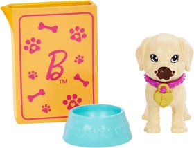 Кукла Barbie - Игрален комплект с осиновено кученце
