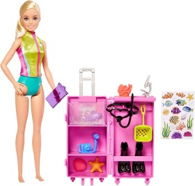 Кукла Barbie - Комплект морски биолог