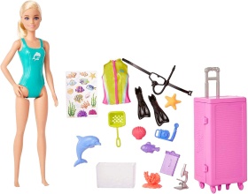 Кукла Barbie - Комплект морски биолог