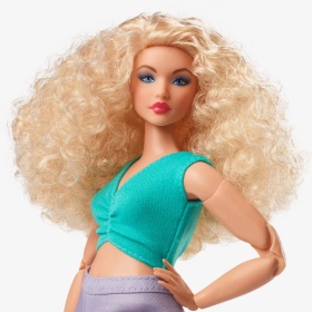 Кукла Barbie Looks блондинка с къдрава коса, #16