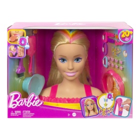 Кукла Barbie - Барби глава за оформяне на прически, блондинка
