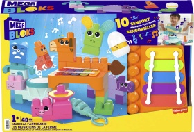Mattel HPB46 - Mega Bloks Musical Farm Band