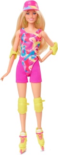 Кукла Barbie The Movie - модна кукла Barbie с ярко ретро облекло и ролери