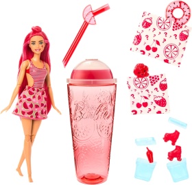 Кукла Barbie Pop Reveal - колекция от плодови аромати - коктейл от диня