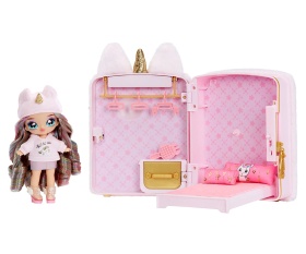 Na! Na !Na! Surprise - Комплект 3в1 кукла с раница-спалня, Britney Sparkles