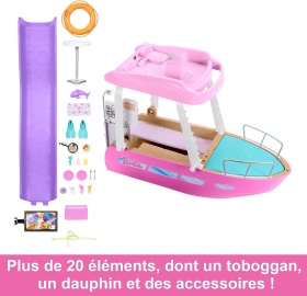 Комплект лодка Barbie Dream с басейн и пързалка
