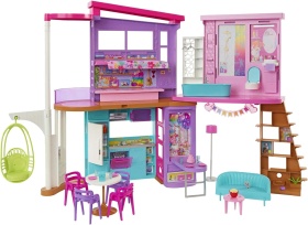 Barbie - Къща Малибу - Трансформиращ се комплект за игра 106см