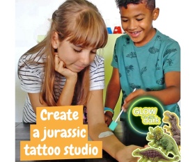 Образователна игра - Татуировки с динозаври