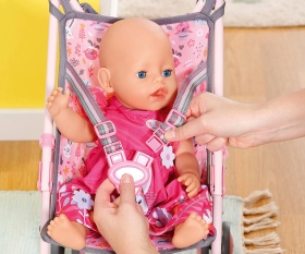 BABY Born - Количка за кукла с чанта
