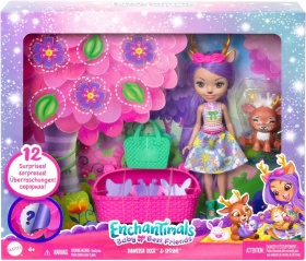 Кукла Enchantimals Baby Best Friends - кукла Денеса и Спринт с 12 изненади