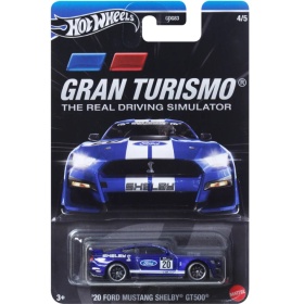 Метална количка Hot Wheels Gran Turismo , '20 Ford Mustang Shelby  GT500