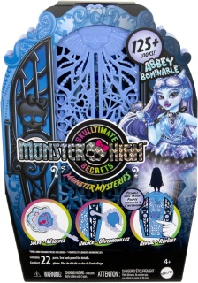 Кукла Monster High Аби Боминабъл с гардероб и 19 изненадващи модни аксесоара,Monster Mysteries