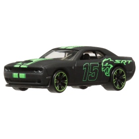 Метална количка Hot Wheels Neon Speeders, '15 Dodge Challenger SRT Hellcat