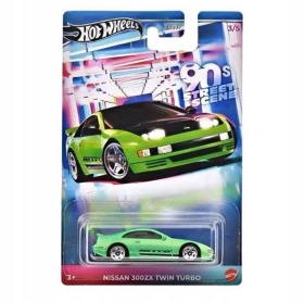 Метални колички Hot Wheels 90's Street Scene, Nissan 300ZX Twin Turbo