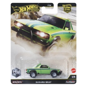 Метална количка Hot Wheels Premium Car Culture , Subaru Brat