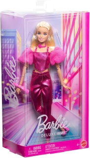 Кукла Barbie Deluxe Style -  в розов металически костюм