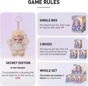 Колекционерска фигурка-ключодържател POP MART SKULLPANDA  - Импресионизъм,кутия