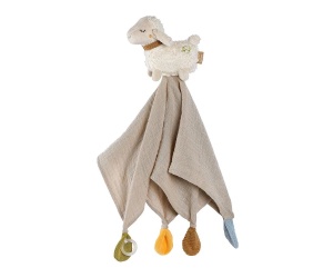babyFEHN - Кърпа за гушкане Овца Bio FehnNATUR, 38см
