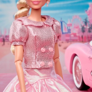 Кукла Barbie The Movie - розова блуза ,туту пола и барета