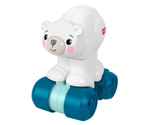 Играчка за бутан Fisher Price, бяла мечка
