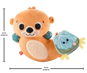 Плюшена сензорна играчка вид за игра по корем 2 в 1 Fisher Price