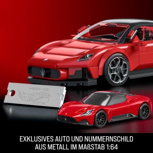Mattel Brick Shop Комплект за сглобяване на Hot Wheels Maserati MC20 с 250 части