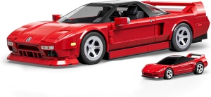 Mattel Brick Shop Комплект за сглобяване Hot Wheels Elite Series '90 Acura NSX с 876 части