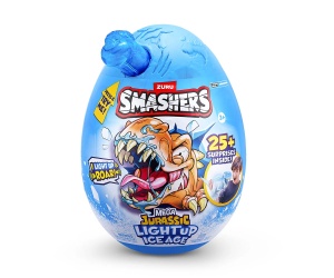 Zuru Dino Smashers - Голямо яйце Дино Ice Age със светлинни ефекти, асортимент