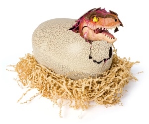 Primal Hatch - Интерактивен динозавър T-Rex в яйце