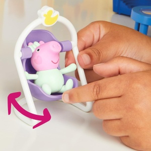 Игрален комплект Peppa Pig с голяма къща Peppa, 80 см