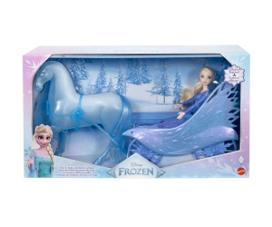 Кукла Disney Princess - Замръзналото кралство: Елза с Нок и карета
