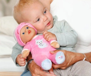 Baby Born - Мека кукла за бебета: Sleepy Pink, 30 см