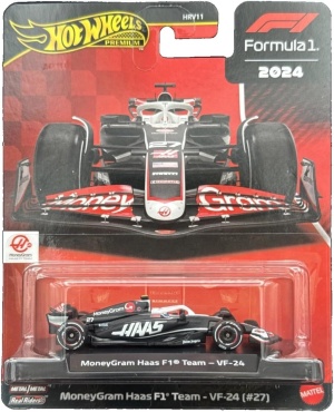 Метална количка Hot Wheels Formula 1 MoneyGram Haas VF-24 