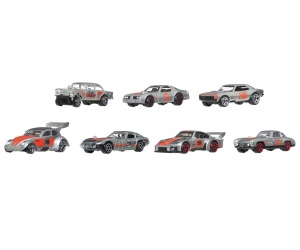Hot Wheels - Комплект от 7 колички, 80 години Mattel