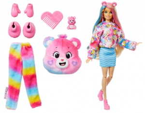 Кукла Barbie Barbie Cutie Reveal ,серия 2 Грижовните мечета - шарка на розова дъгата