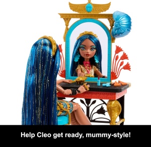Комплект за игра с куклa Monster High Self Scare Day - Cleo De Nile