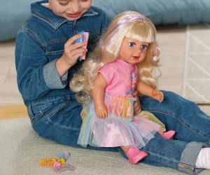 Baby Born - Кукла Карла с дълга коса, 43 см