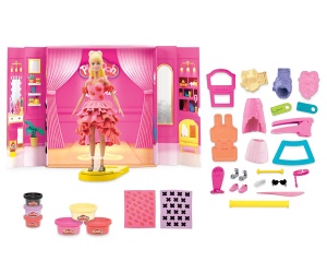 Play Doh - Барби: Дизайнерска кукла за модно ревю