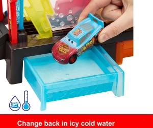 Disney Pixar Cars - Автомивка с количка с промяна на цвета