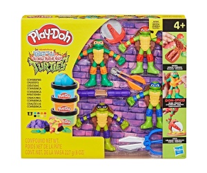 Play Doh - Костенурките Нинджа: Cowabunga форми с пластелин