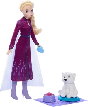 Модна кукла Mattel Disney Frozen Елза и фигурка на мече