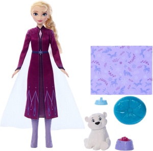 Модна кукла Mattel Disney Frozen Елза и фигурка на мече