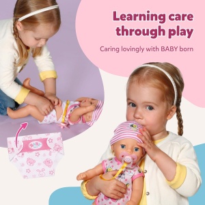 Baby Born Lena (Момиченце) - Кукла бебе 36 см - 7 функции