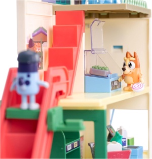 Комплектът за игра „Супермаркет с 3 различни нива и ексклузивни фигурки на Блуи и Бинго